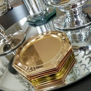 Set of 4 Gold Coaster